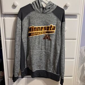Minnesota Gophers Heather Gray Athletic Hoodie